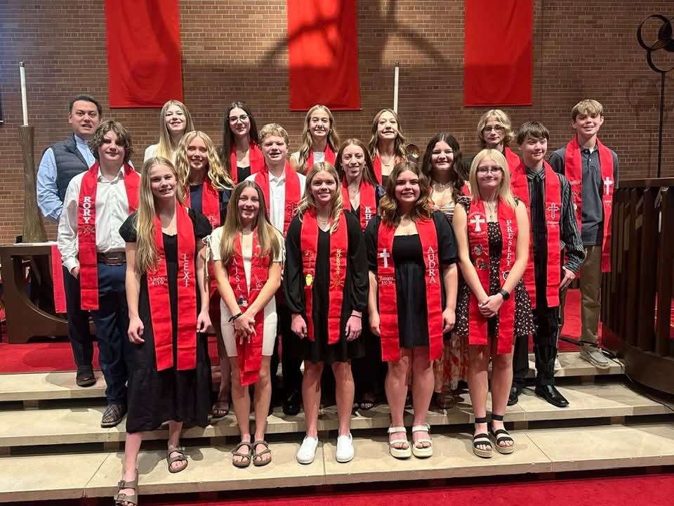 Trinity Lutheran Church, Lisbon, ND 2025 Confirmation Students